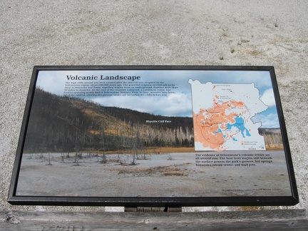 Volcanic Landscape Sign